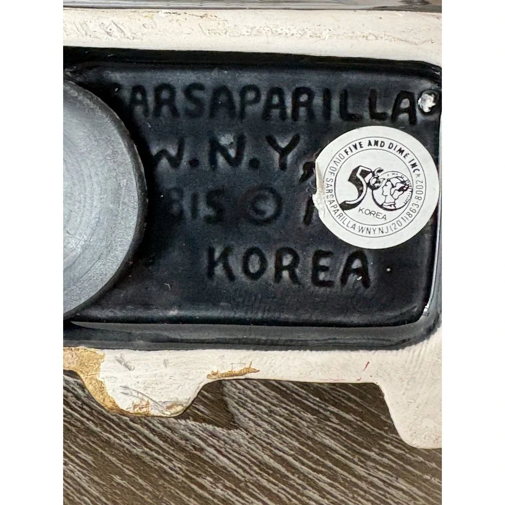 Vintage 5 And Dime Inc Korea Piano Bank One More Dime Ceramic Stopper